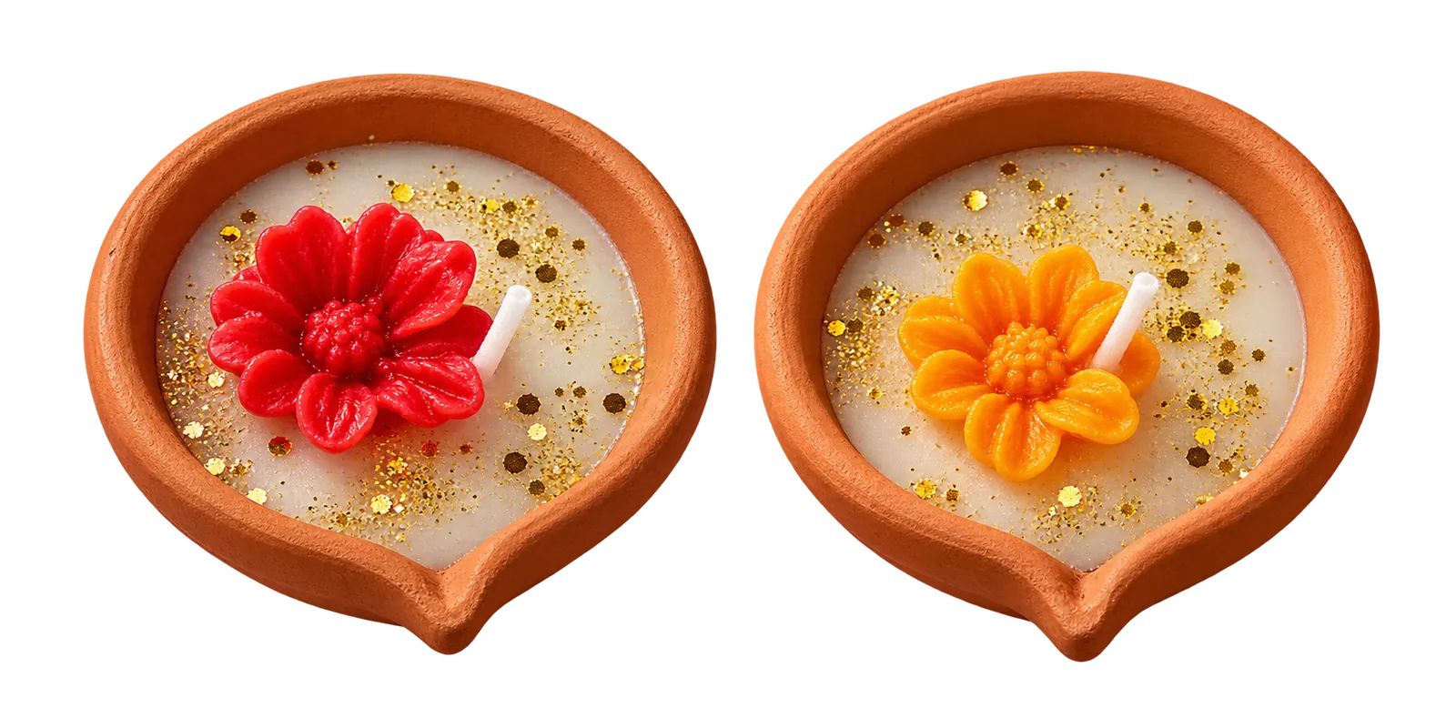 2 Diya Set (Karigari) — image 1