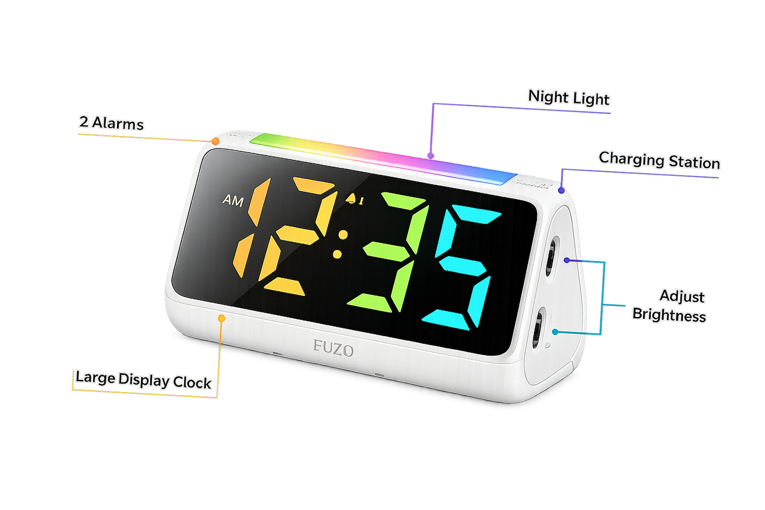 CASA Digital Clock Lamp — image 1