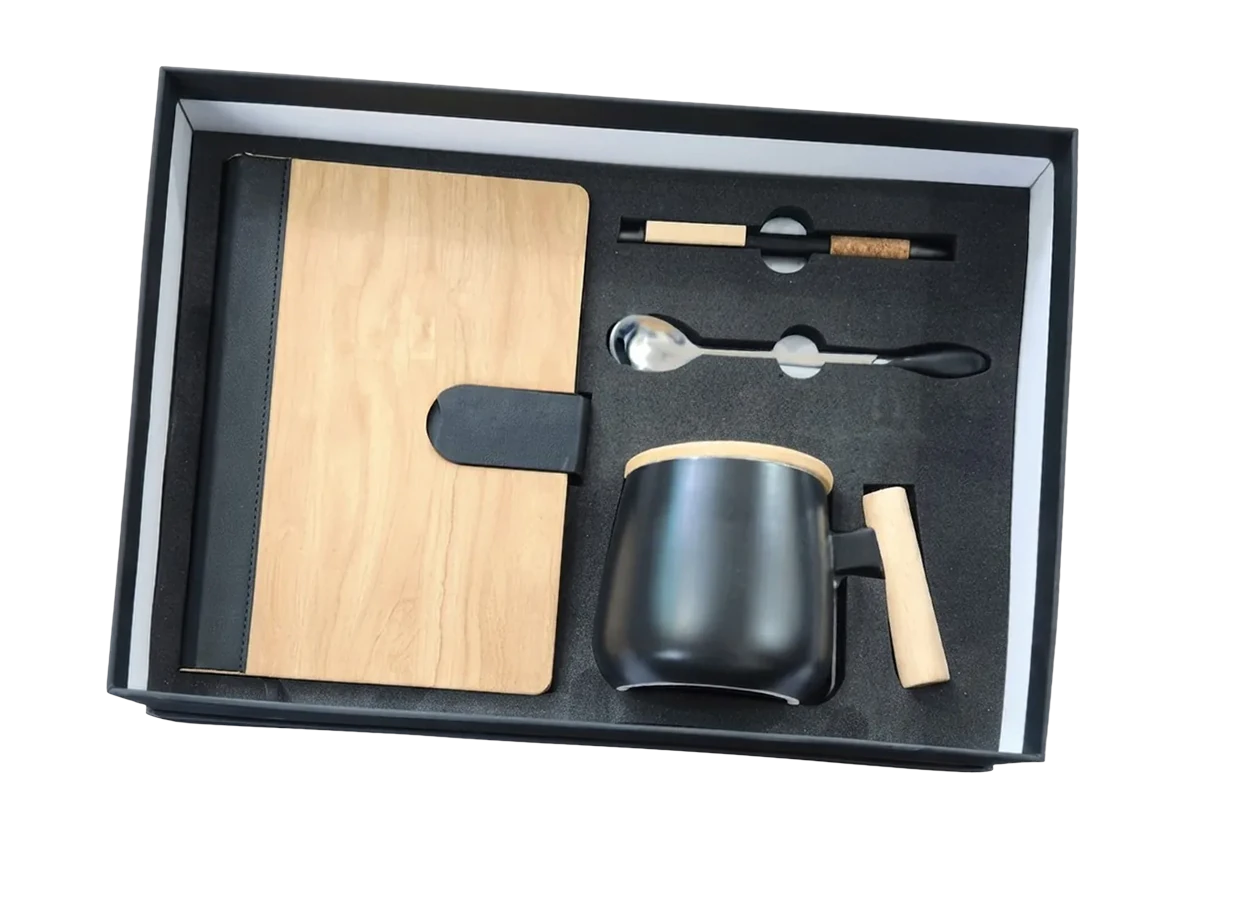 Eco Wooden Mug Gift Set, 4-in-1 — image 1
