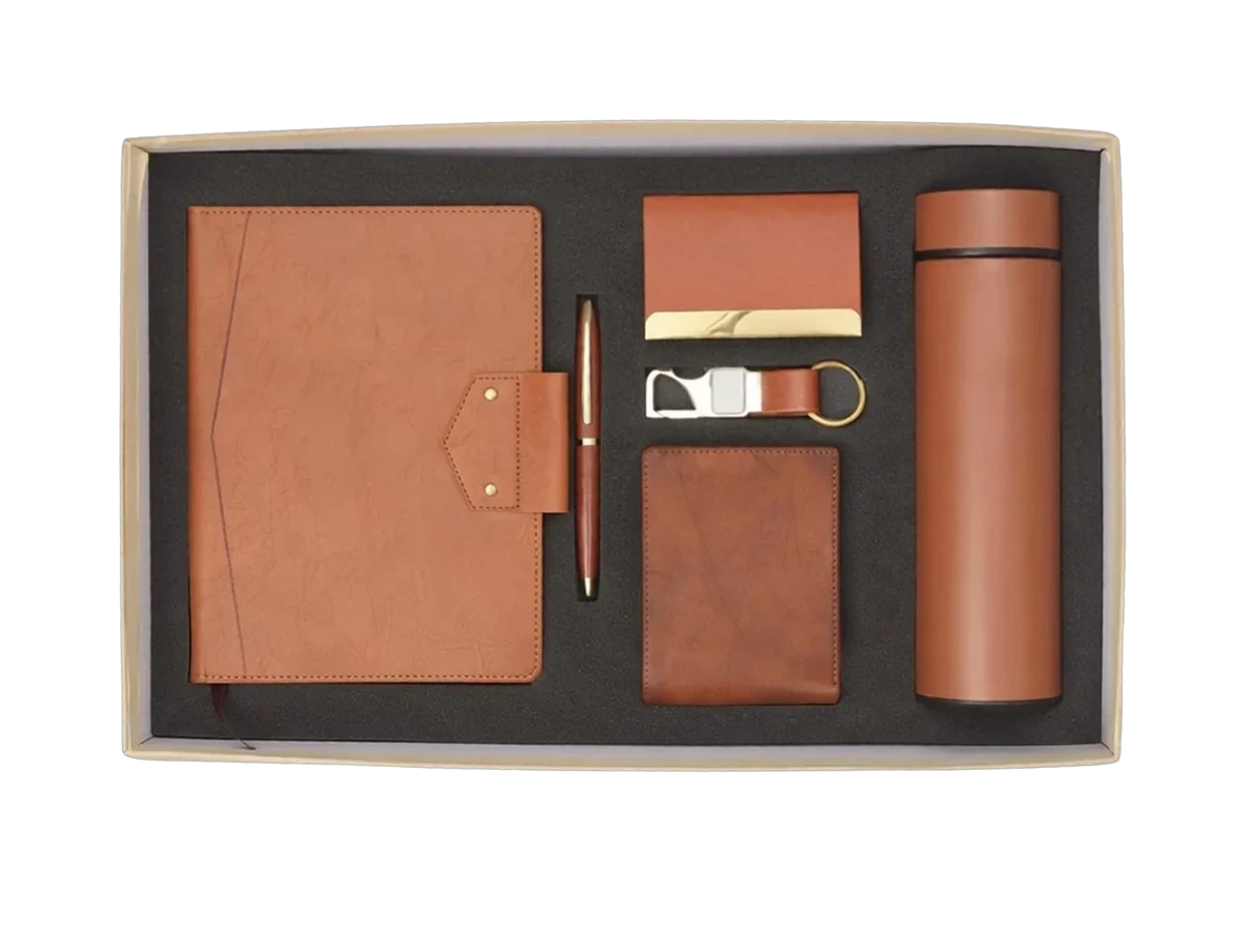 Elite Tan Wallet 6-in-1 Gift Set — image 1
