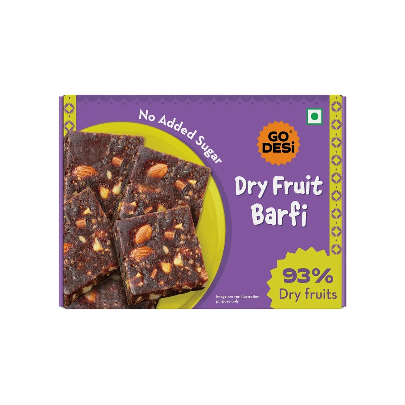 GoDesi Dry Fruit Barfi Box, 200g — image 1