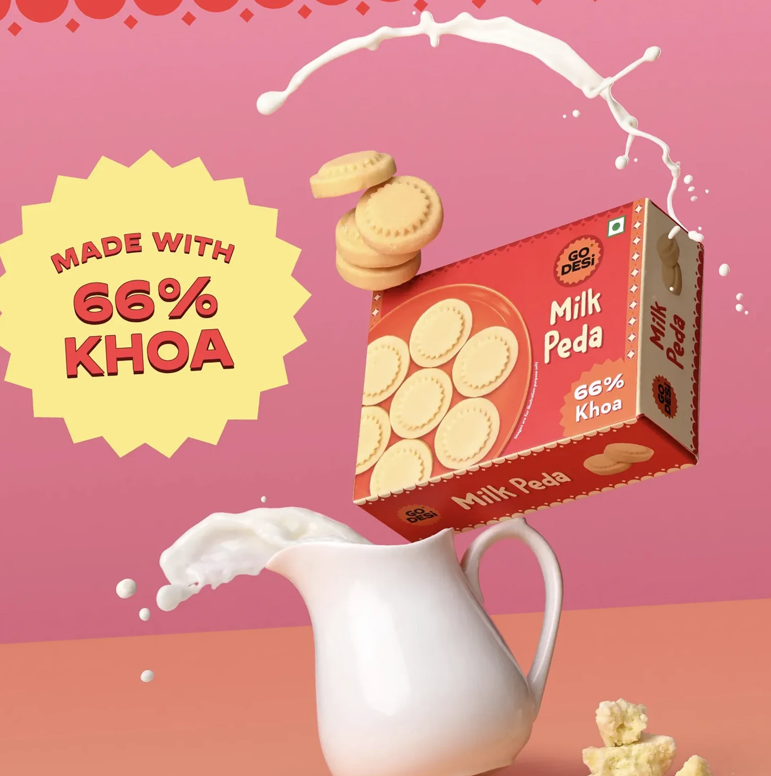 GoDesi Milk Peda Box, 200g — image 1