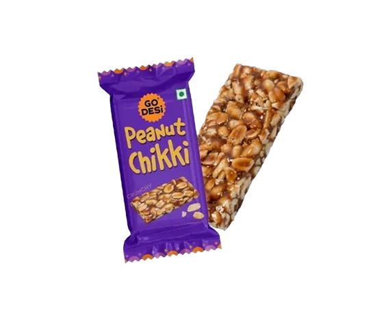 GoDesi Peanut Chikki Jar, Classic, 50 Pcs — image 1