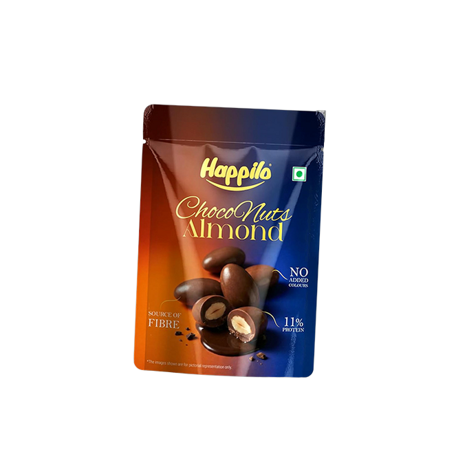 Happilo Almond Choco Nuts, 45g — image 1