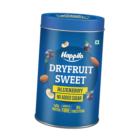 Happilo Blueberry Dry Fruit Sweets Tin, 150g — image 1