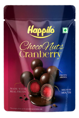 Happilo Cranberry Choco Nuts, 45g — image 1