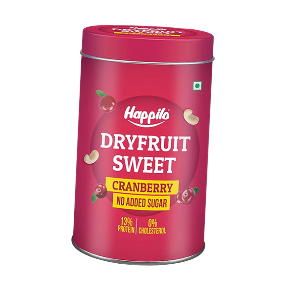 Happilo Cranberry Dry Fruit Sweets Tin, 150g — image 1