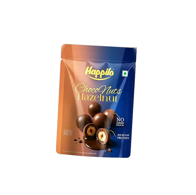 Happilo Hazelnut Choco Nuts, 45g — image 1
