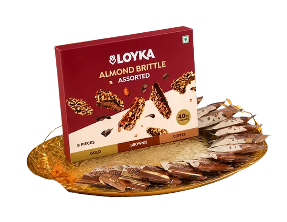 LOYKA Assorted Almond Brittle, 8 Pcs — image 1