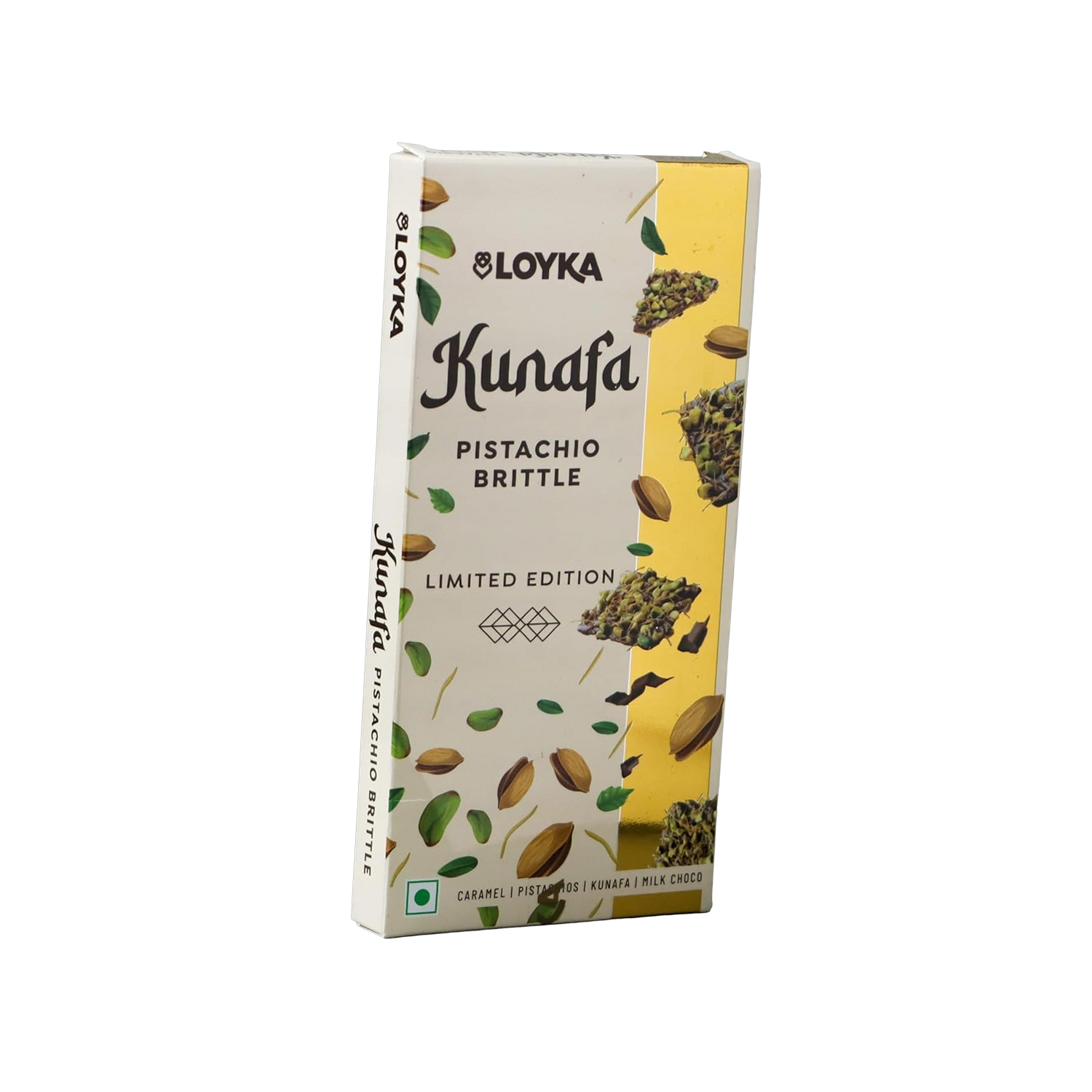 Loyka Kunafa Pistachio Brittle, Box of 3 (LD25-36) — image 1