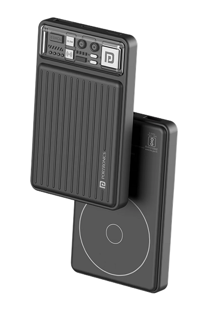 Luxcell Mini 10K Power Bank with Digital Display, 10000mAh — image 1