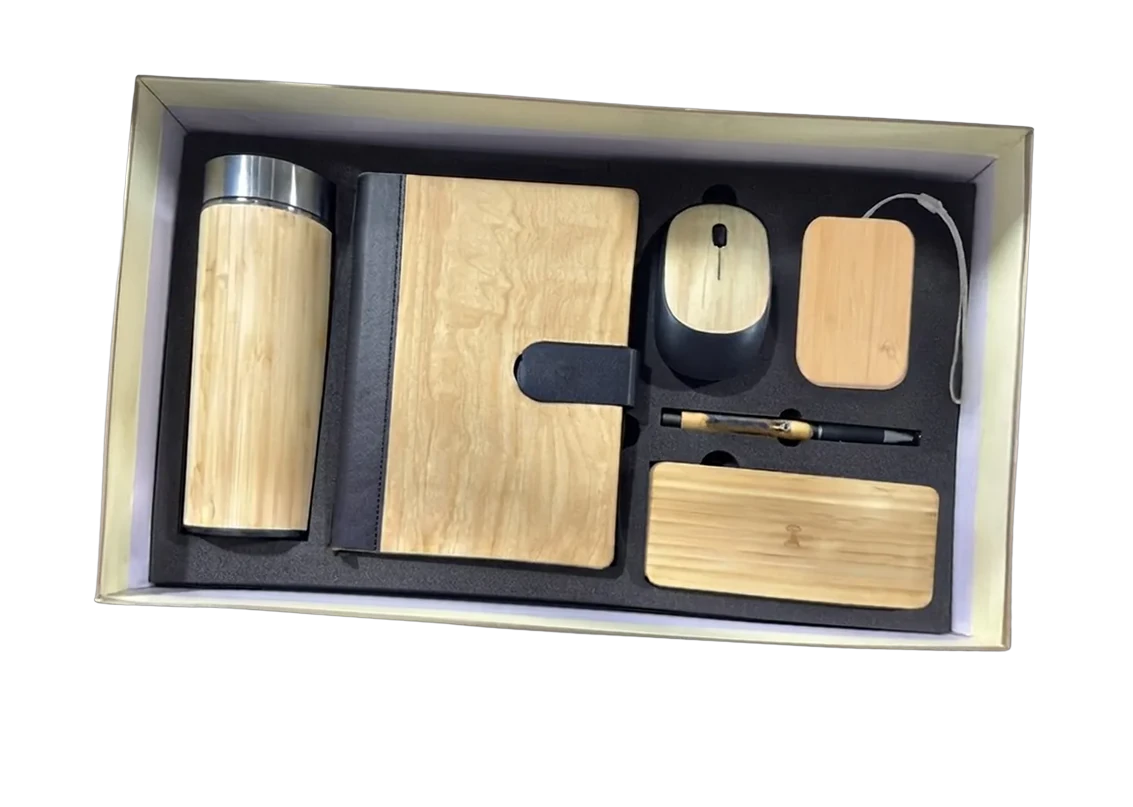 Luxury Wooden 6-in-1 Corporate Gift Set — image 1
