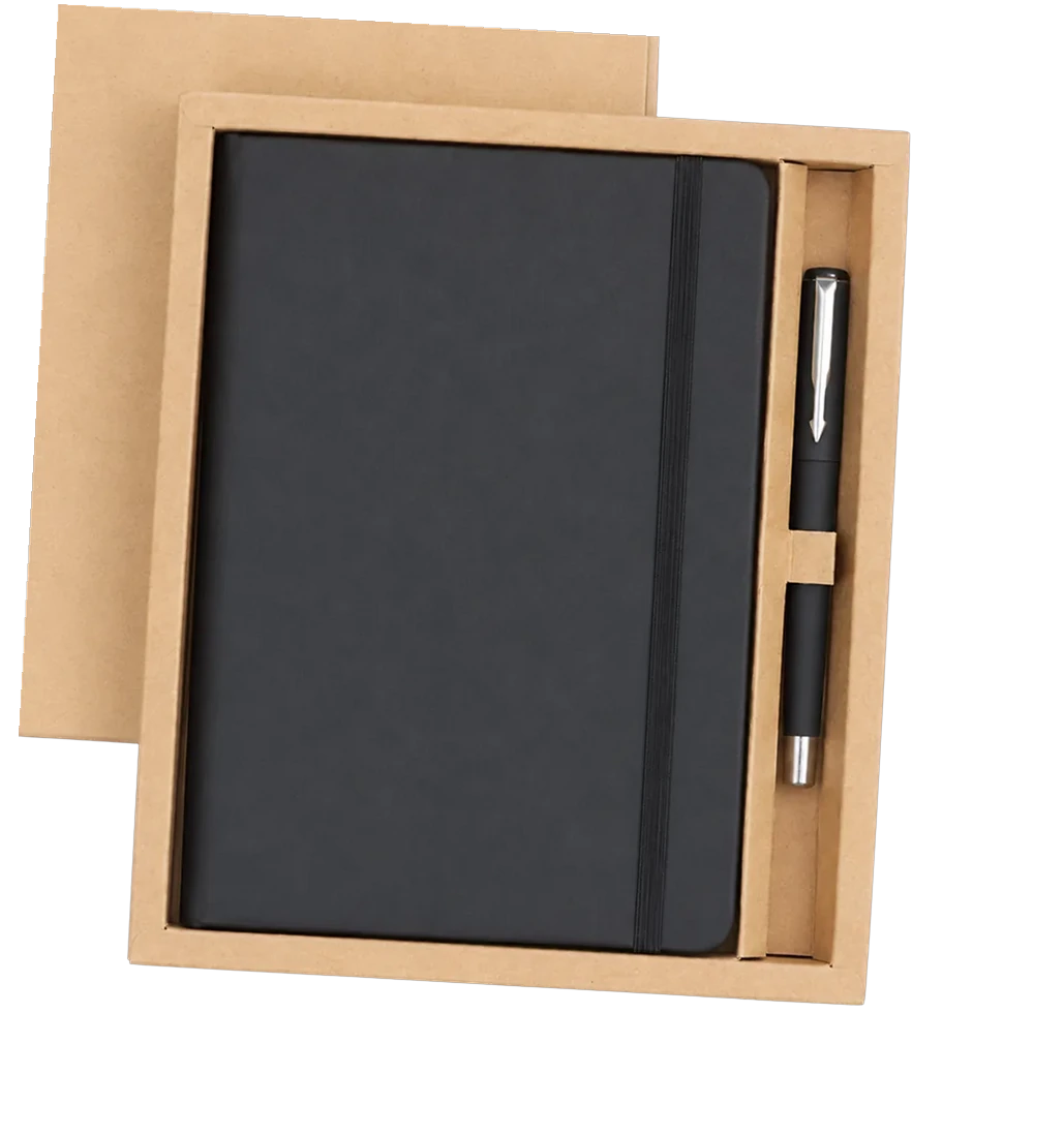 Note Loop Elastic Notebook Set, Black — image 1