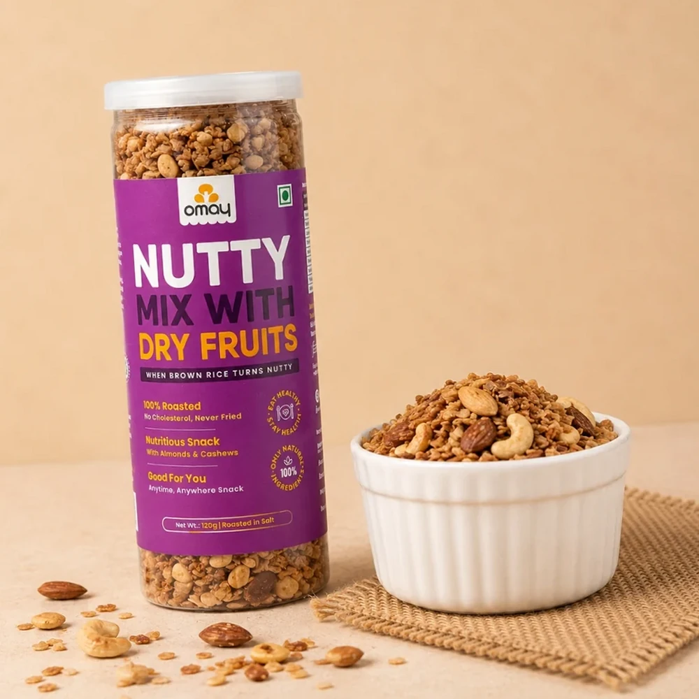Omay Nutty Dry Fruit Mix, 120g — image 1