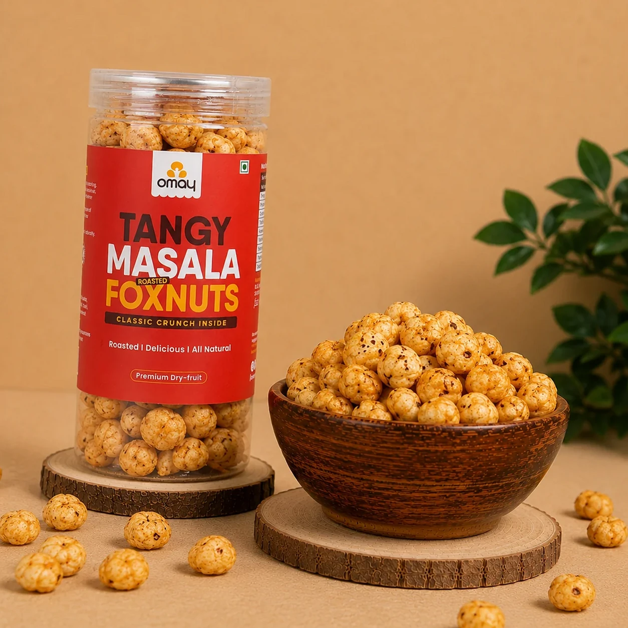 Omay Tangy Masala Makhana, 30g — image 1