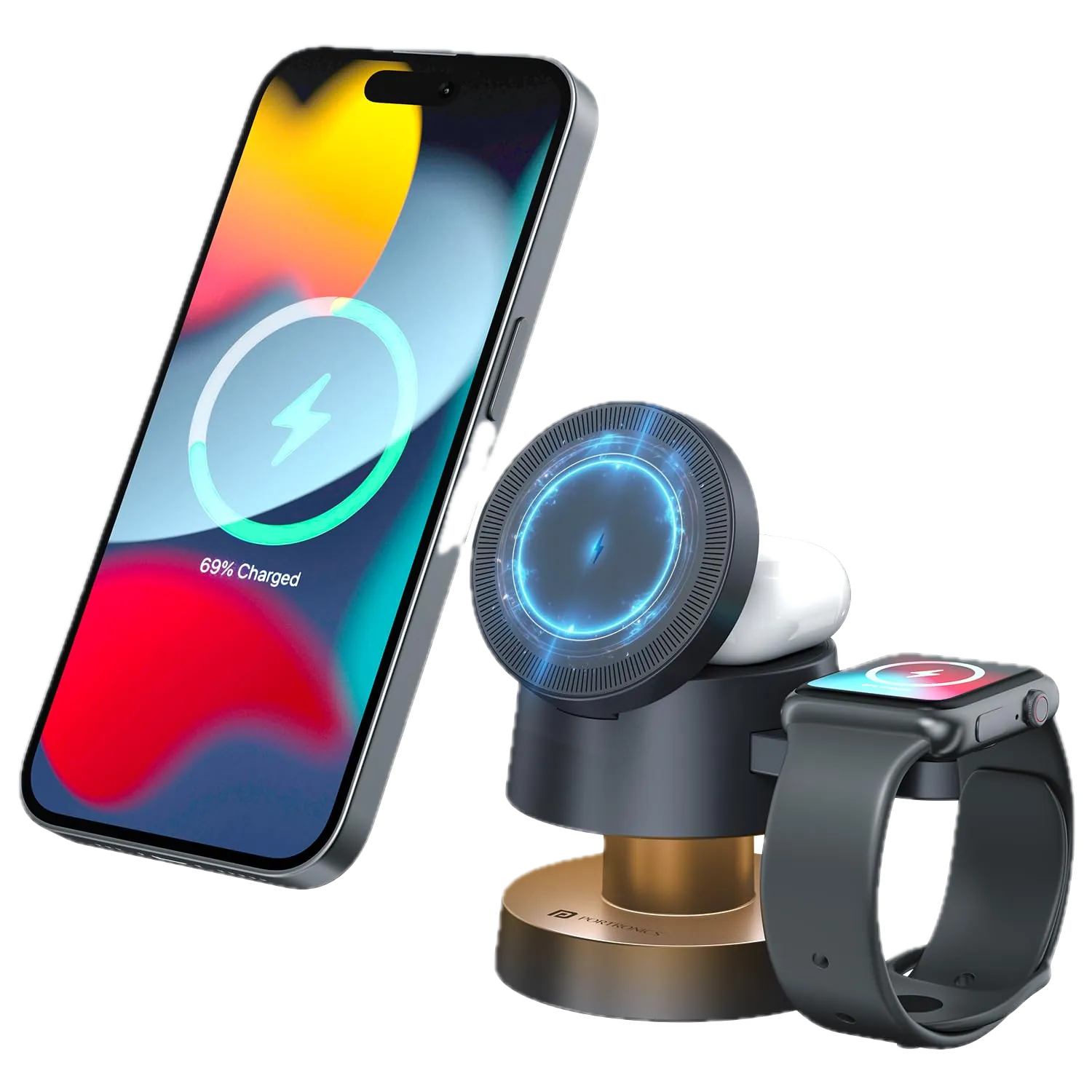 Portronics TriCharge 4-in-1 Charging Station — image 1