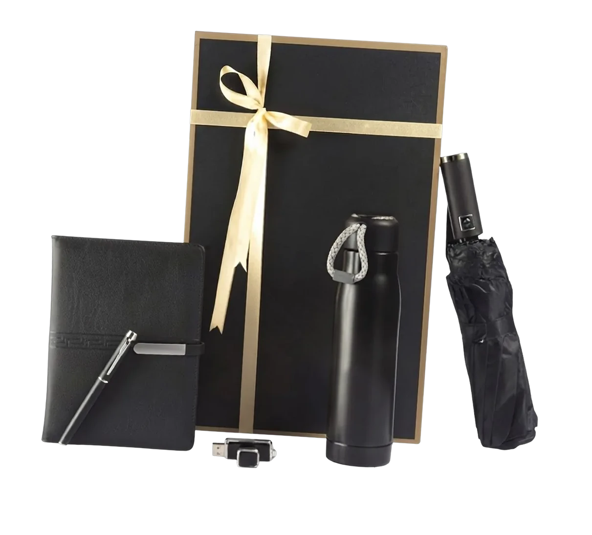 Prestige Pro Set with Umbrella & PU Pen Drive — image 1