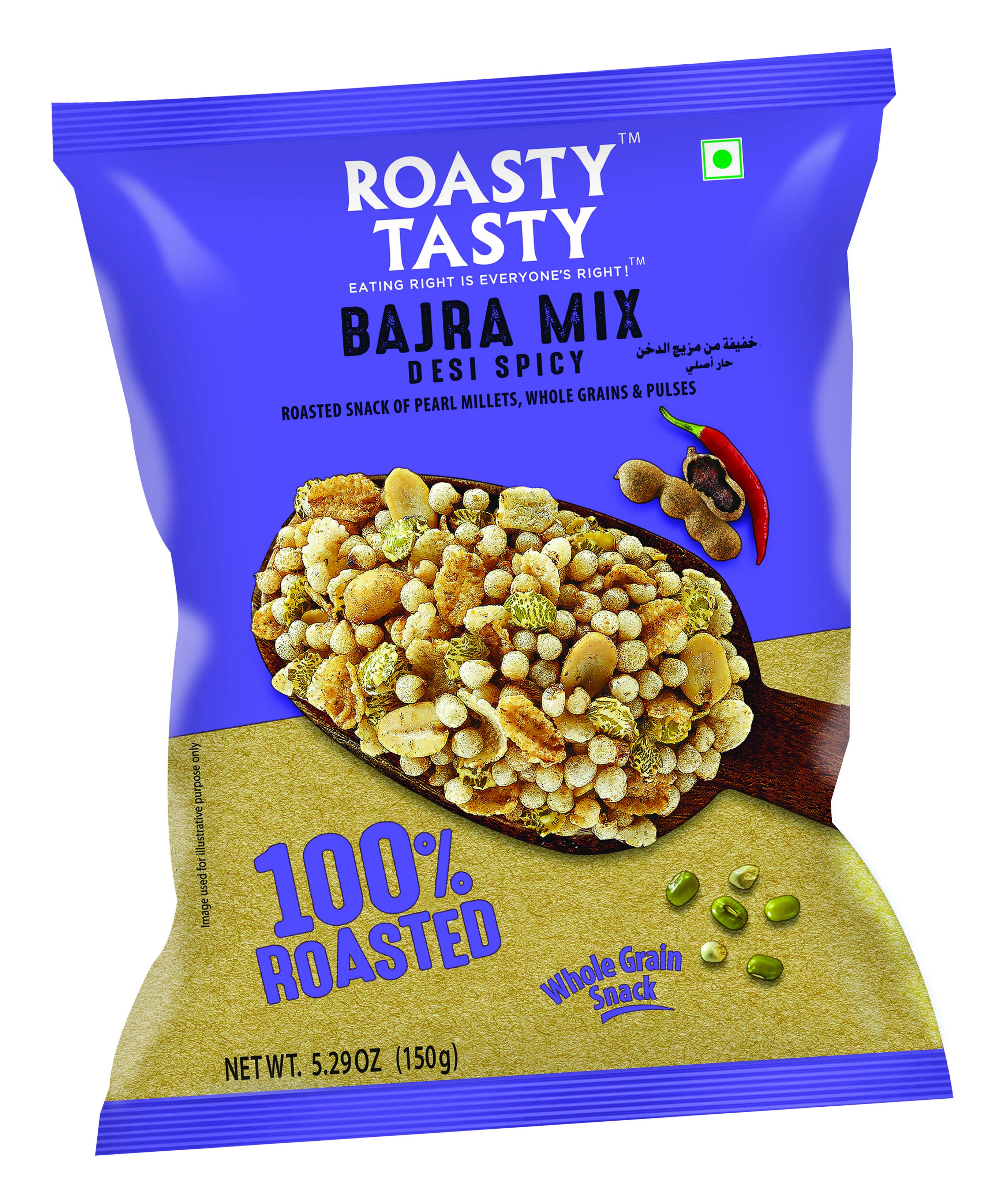 Roasty Tasty Desi Spicy Bajra Mix, 150g — image 1