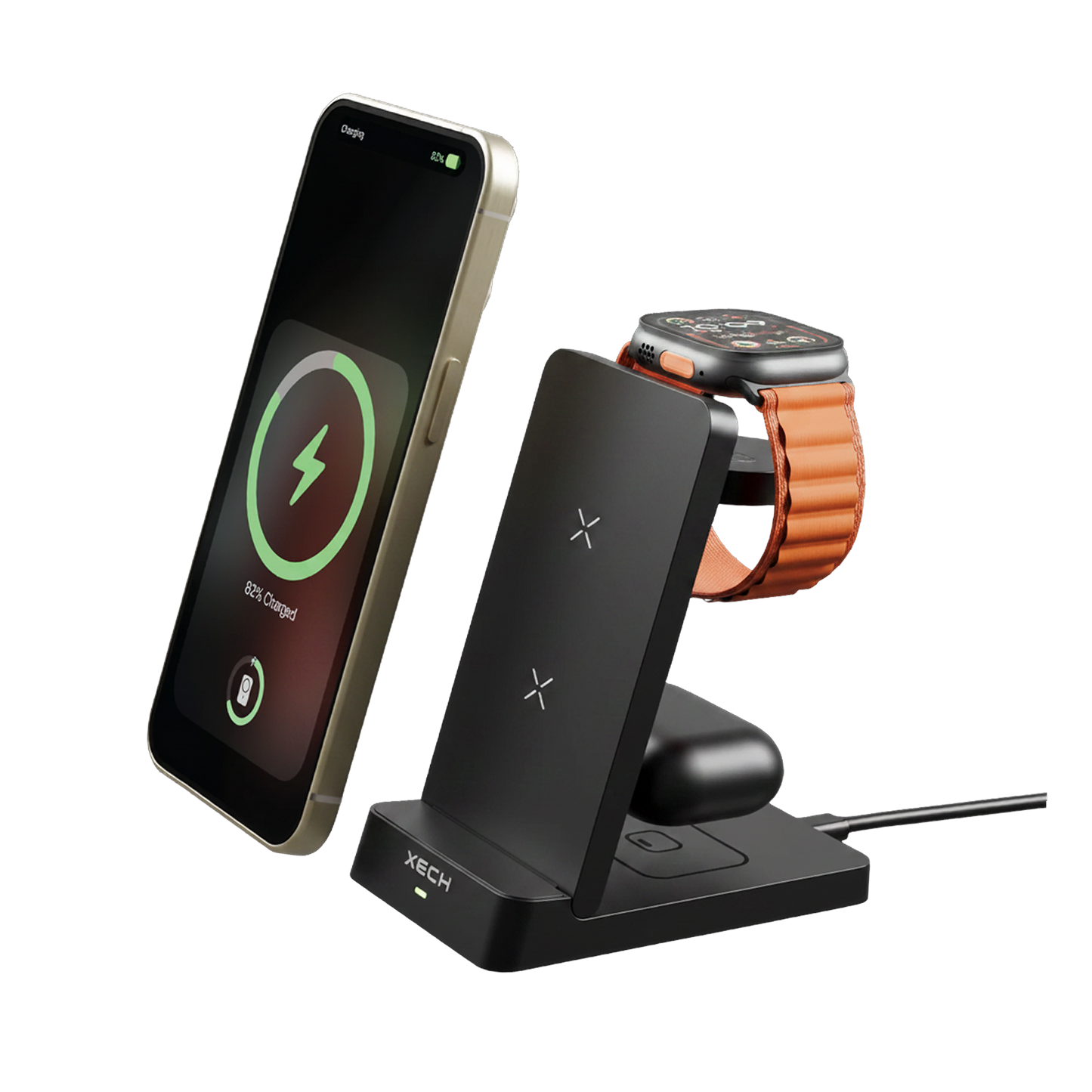 Xech Powerbase Max 3-in-1 Charging Station, Black — image 1