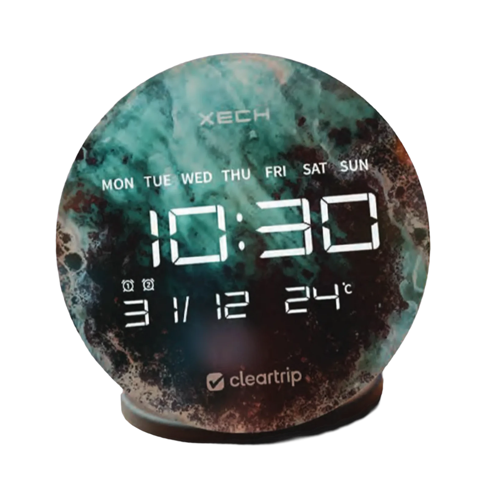 XECH SOLARIS X Custom Desk Clock Speaker — image 1